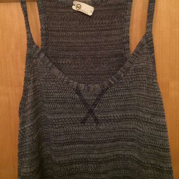 Navy Knit tank top.
