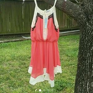 NWT Do & Be  Pink flowy sundress