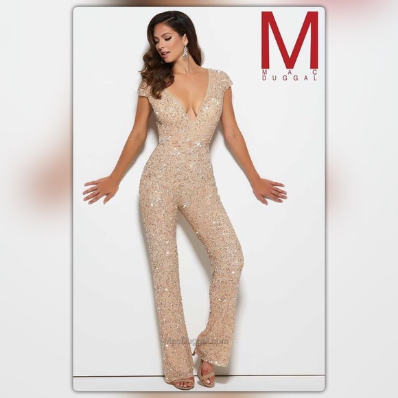 Mac Duggal Prom #4378 M #Nude💎💎💎