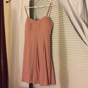 AE Pink Polka Dot Dress