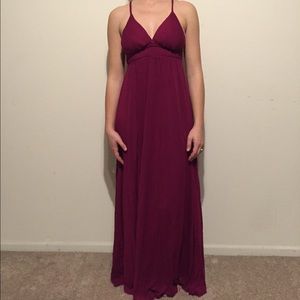 Raspberry Maxi Dress