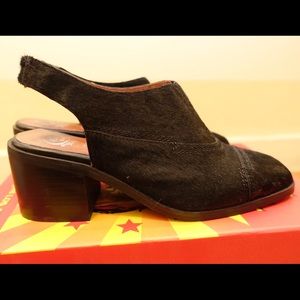 New Jeffrey Campbell Cow Hair Sling Backs