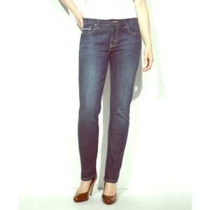 Levi's Skinny Mid-rise Dark-wash Skinny Jeans