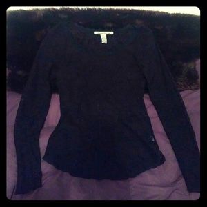 American Rag lace long sleeve shirt