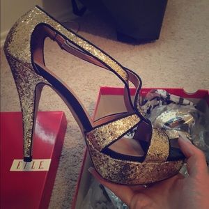 Elle glitter heel