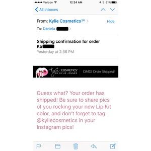 ❌SOLD❌Kylie LipKit #22 Brand New-Already Shipped!