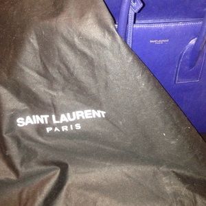 Saint Laurent Sac Dujour Royal Blue