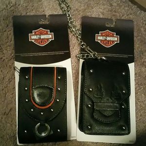 2 for $25 Harley Davidson Leather Accessory Cases