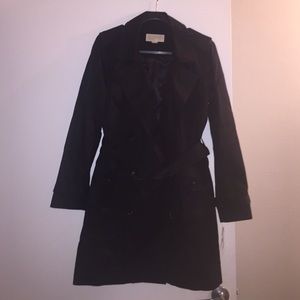 Michael Kors black trench coat