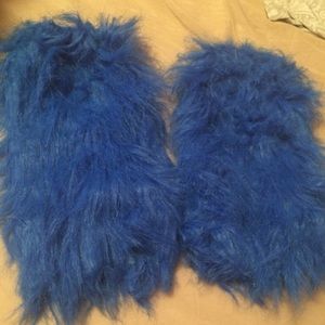 SOLD fluffies/ Leg warmers