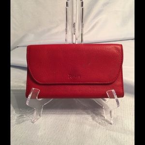 ROLF'S Leather Checkbook/Wallet.