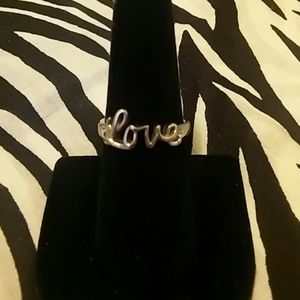 Hallmark Stainless Steel Love ring