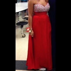 Prom Dress, Red