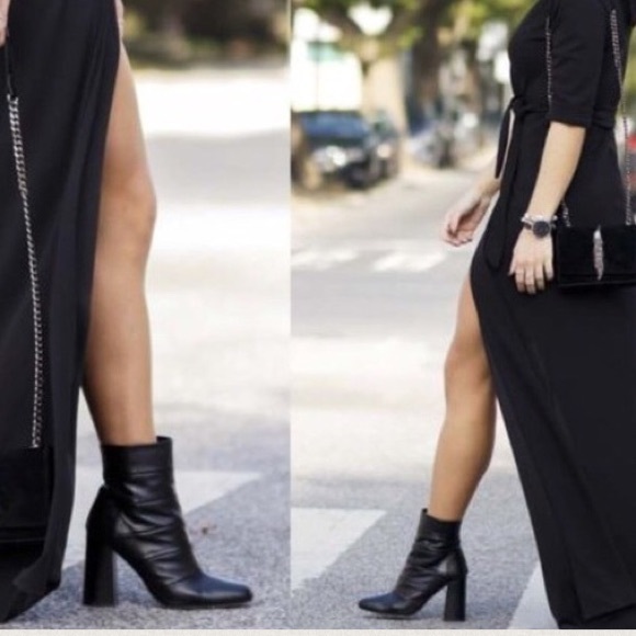 35 off Zara Shoes ZARA PREMIUM LEATHER HIGH HEEL SOCK BOOT BRAND NEW