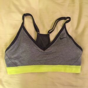 Small Nike Pro Indy Racerback sports bra