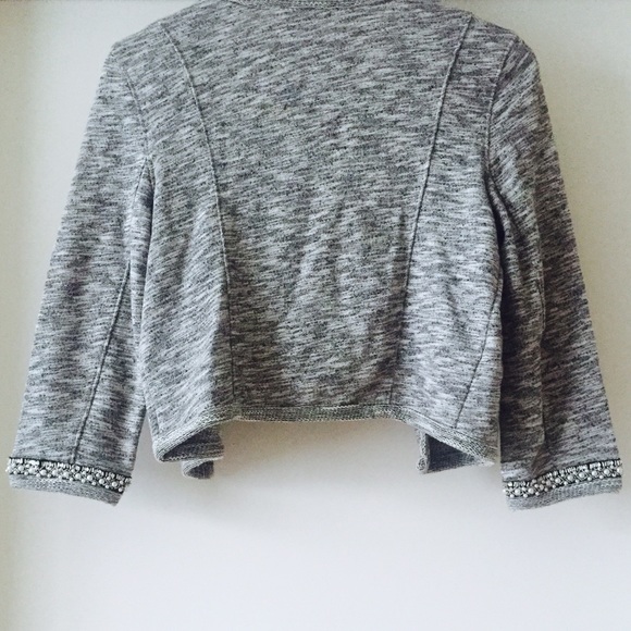 EXPRESS Beaded Cropped Jacket - Picture 3 of 7