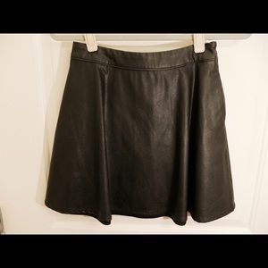 A&F Faux Leather Skirt - Size S