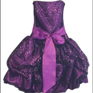 Jessica McClintock purple dress