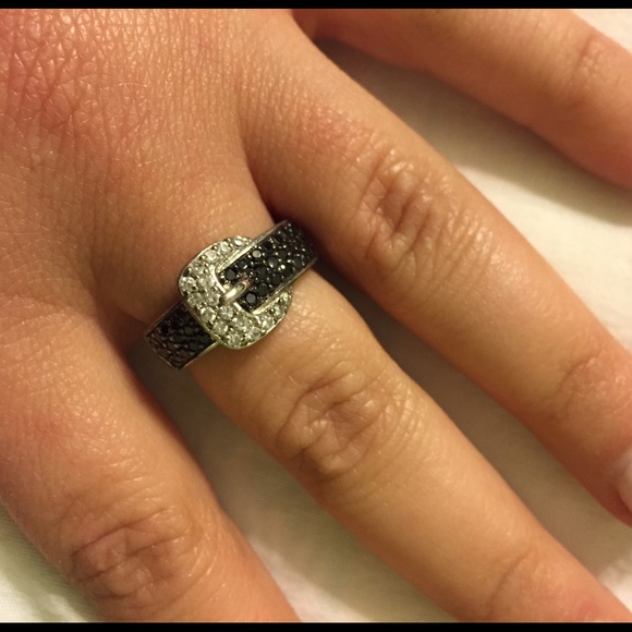 Sterling silver stamped ring