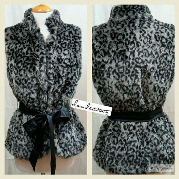 Faux Fur Vest - Picture 2 of 4