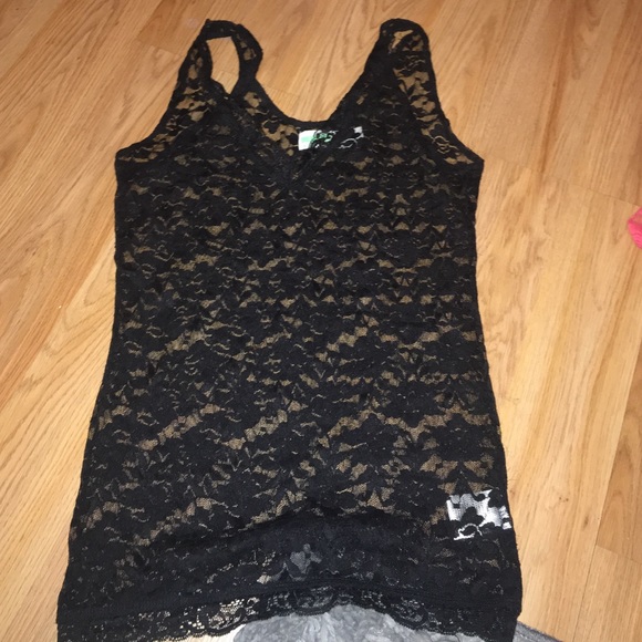 Lace tank top
