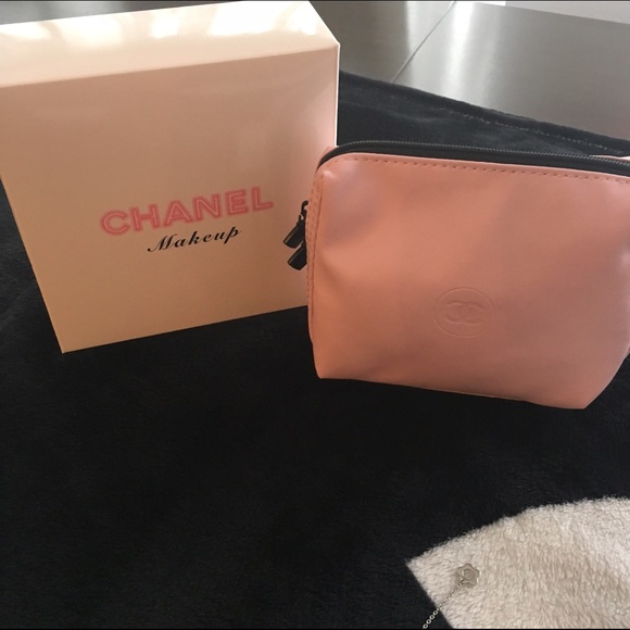 Chanel makeup bag