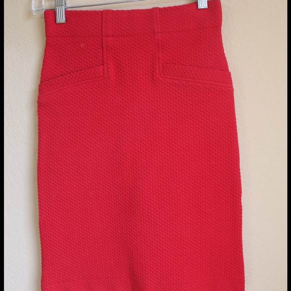 Red skirt WORN ONCE