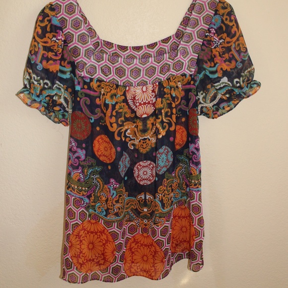 Multi colored blouse