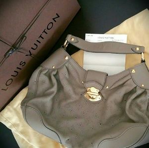 Louis Vuitton Taupe Mahina Shoulder Bag