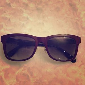 New Marc Jacobs maroon frame sunglasses