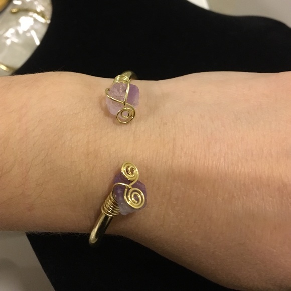 Purple Gemstone Bracelet. - Picture 2 of 4