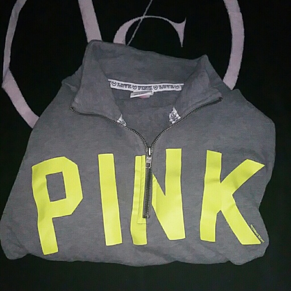 Victoria's Secret Pink quarter zip Large