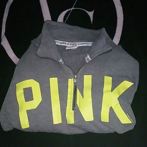 Victoria's Secret Pink quarter zip Large