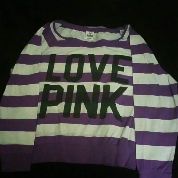 Victoria's Secret Pink striped shirt