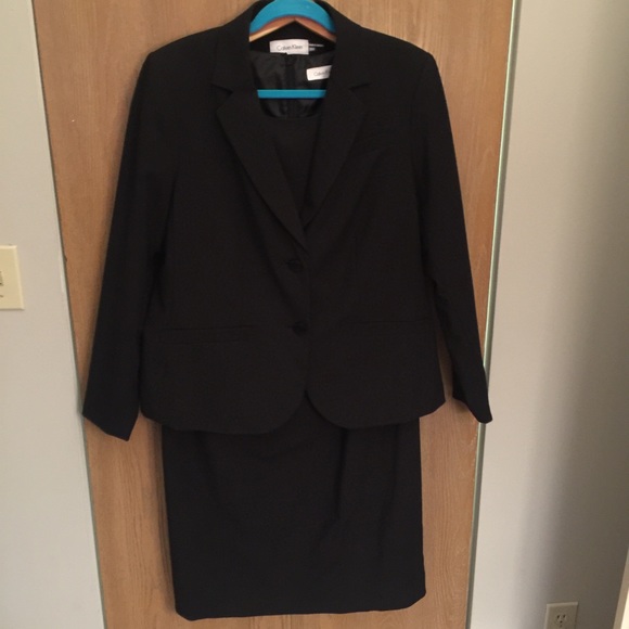 CLASSIC Calvin Klein Dress w/ matching Suit Jacket