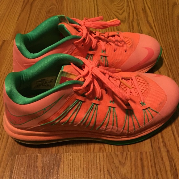 Lebron 10 low watermelon