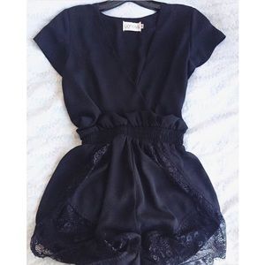 ♡ Black romper ♡