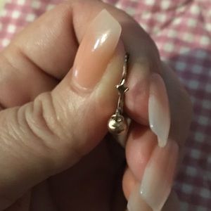 14k Gold Dangle Lever back earrings