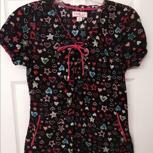 Nursing uniform tops