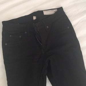 Rag and bone black skinny legging jean