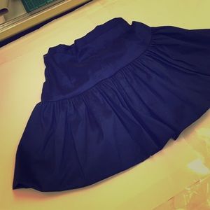 Asymmetrical Bluish Purple Skirt