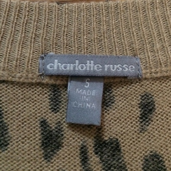 cheetah print cardigan! never worn!! - Picture 2 of 3