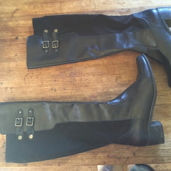 Tahari Shoes - Tahari Leather tall black boots