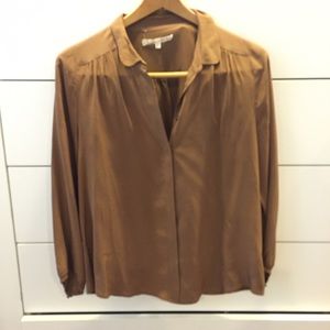 Madewell x Alexa Chung silk blouse