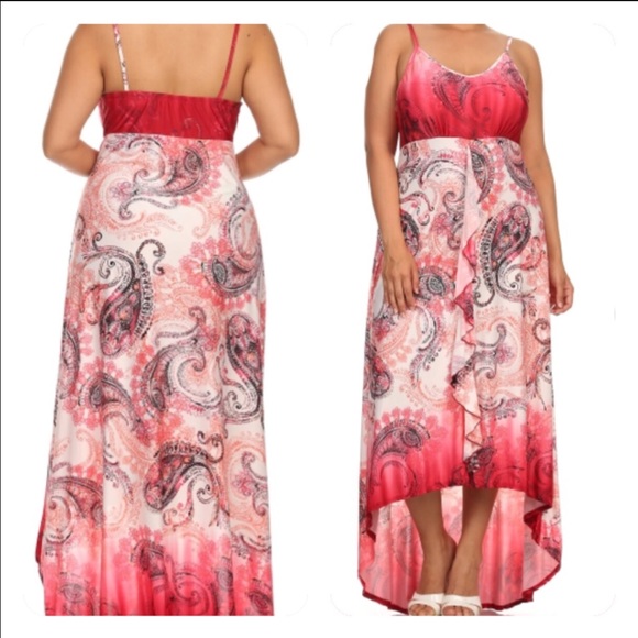 5⭐️rated Beautiful boho style maxi dress nwot