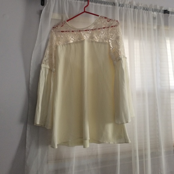 Lacey blouse.