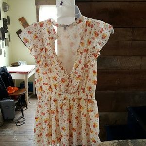 dress shirt with flowers