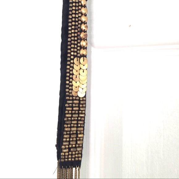 Layered chain and bead gorgeous necklace.