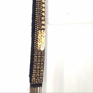 Layered chain and bead gorgeous necklace.