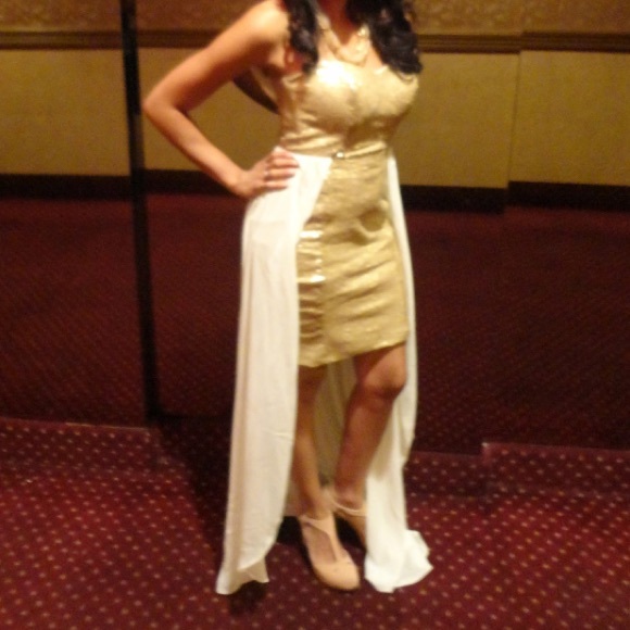 An evening dress